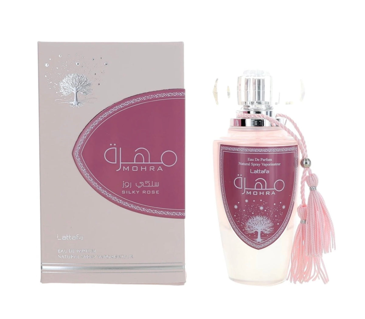 Lattafa Mohra Silky Rose 3.4 oz Eau de Parfum Spray for Women