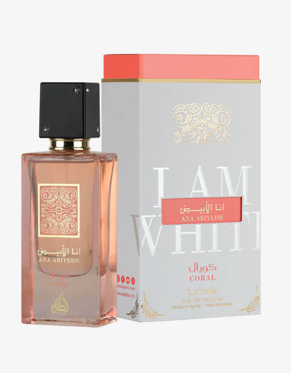 LATTAFA ANA ABIYEDH CORAL  EAU DE PARFUM 2.04 oz