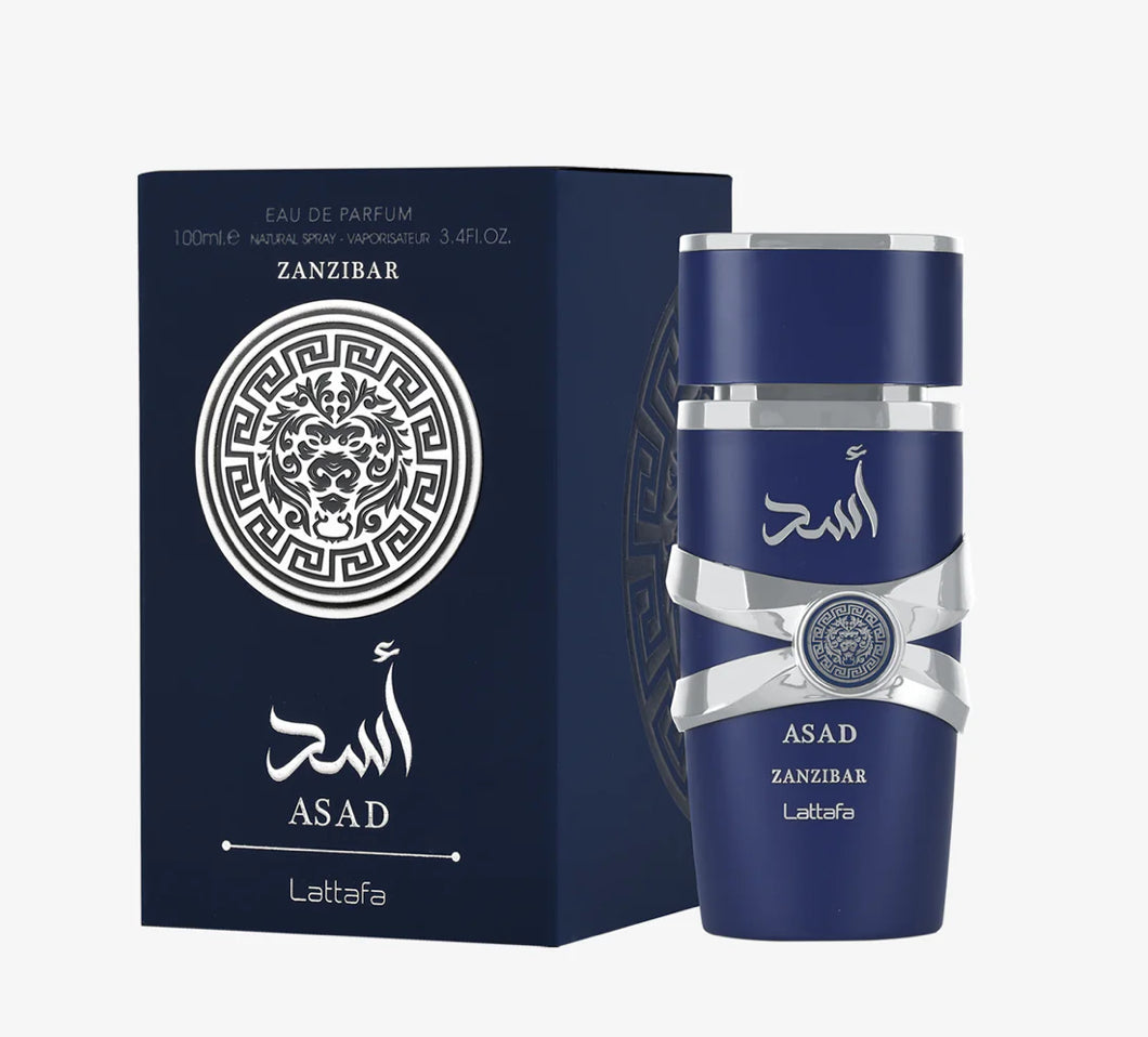 LATTAFA ASAD ZANZIBAR EAU DE PARFUM  3.4 OZ