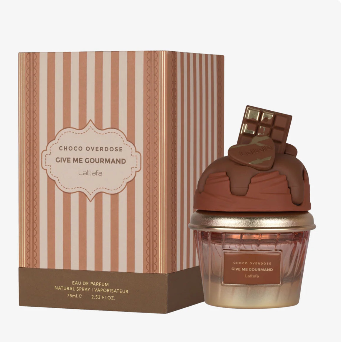 LATTAFA GIVE ME GOURMAND CHOCO OVERDOSE EAU DE PARFUM  2.53 OZ