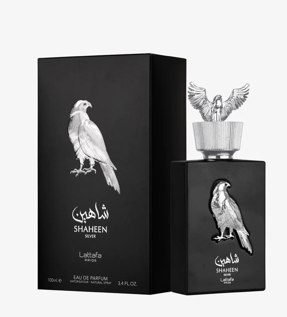 LATTAFA SHAHEEN SILVER EAU DE PARFUM  3.4 OZ