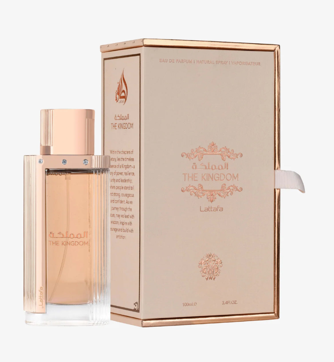 LATTAFA THE KINGDOM FOR WOMEN EAU DE PARFUM  3.4 OZ
