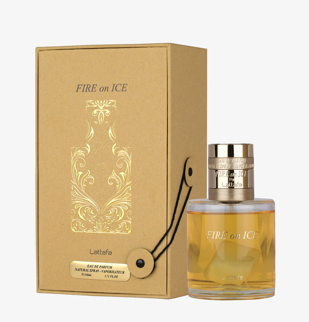 LATTAFA FIRE ON ICE   EAU DE PARFUM  3.7oz