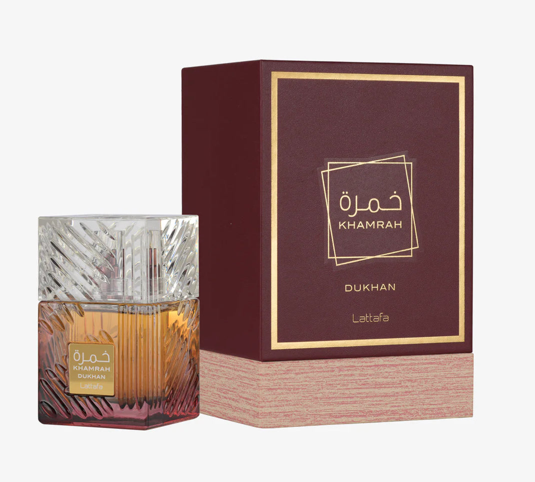 LATTAFA KHAMRAH DUKHAN EAU DE PARFUM  3.4 OZ