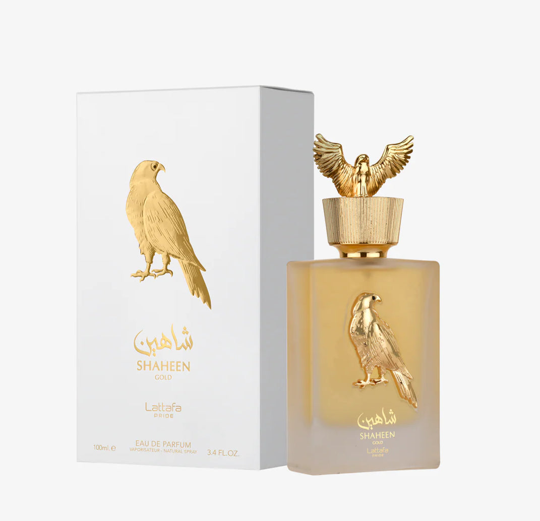 LATTAFA SHAHEEN GOLD  EAU DE PARFUM  3.4 OZ