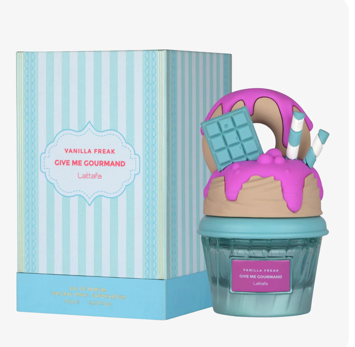 LATTAFA GIVE ME GOURMAND VANILLA FREAK  EAU DE PARFUM  2.53 OZ