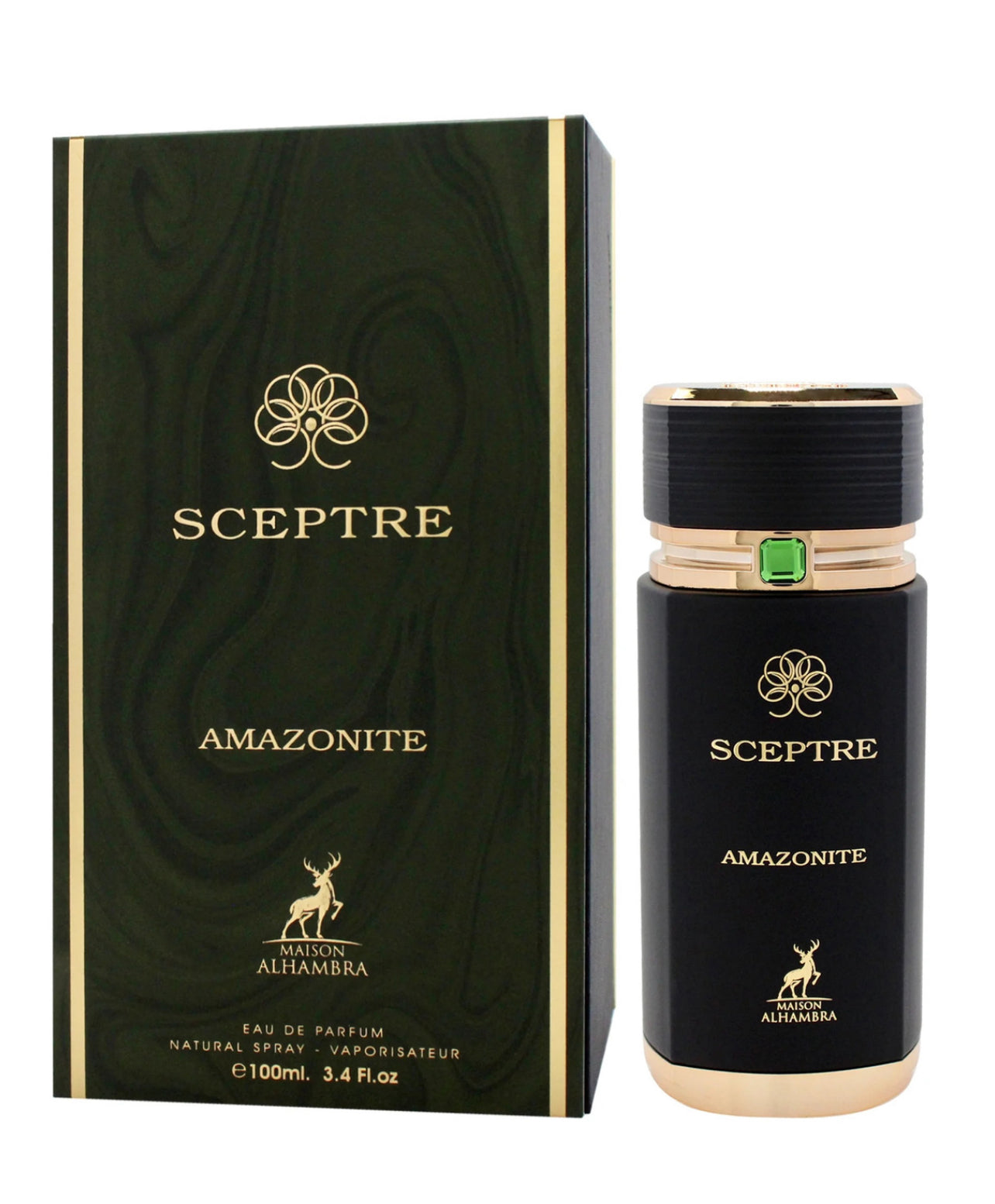 LATTAFA ALHAMBRA  SCEPTRE AMAZONITE  EAU DE PARFUM  3.4oz