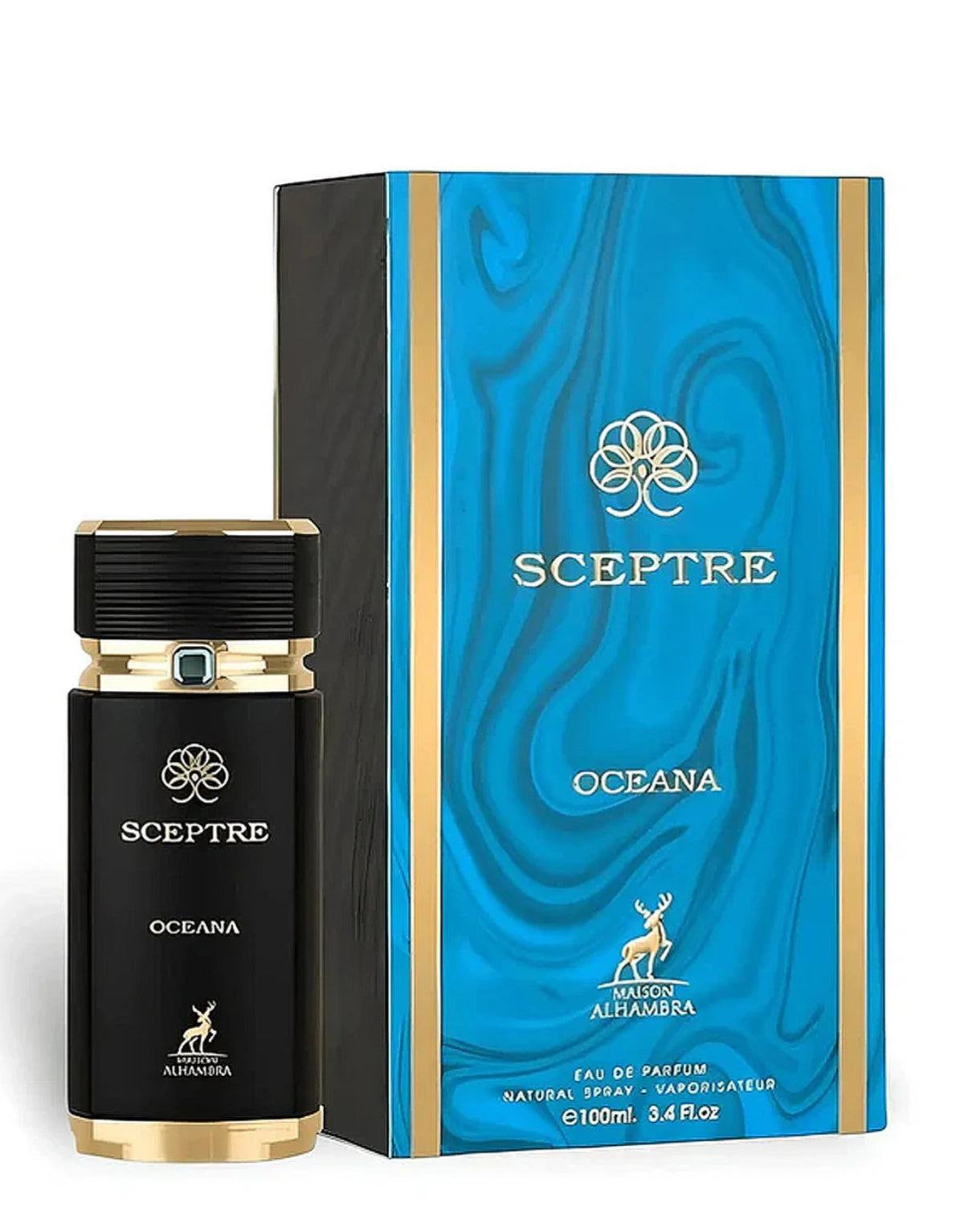 LATTAFA ALHAMBRA  SCEPTRE OCEANA  EAU DE PARFUM  3.4oz