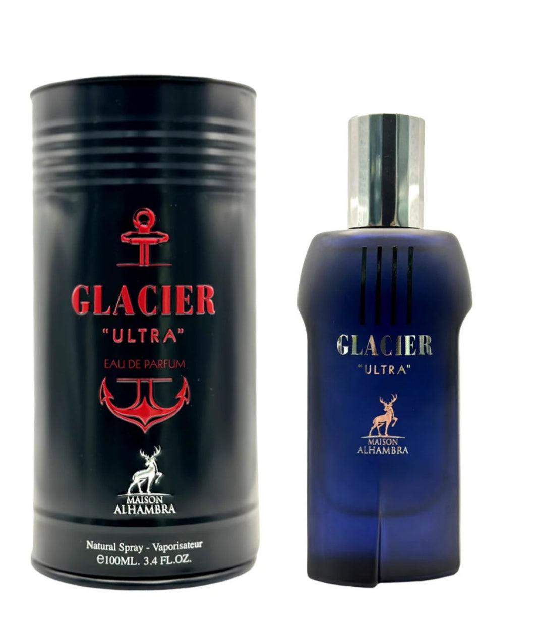 LATTAFA ALHAMBRA GLACIER ULTRA EAU DE PARFUM  3.4 oz