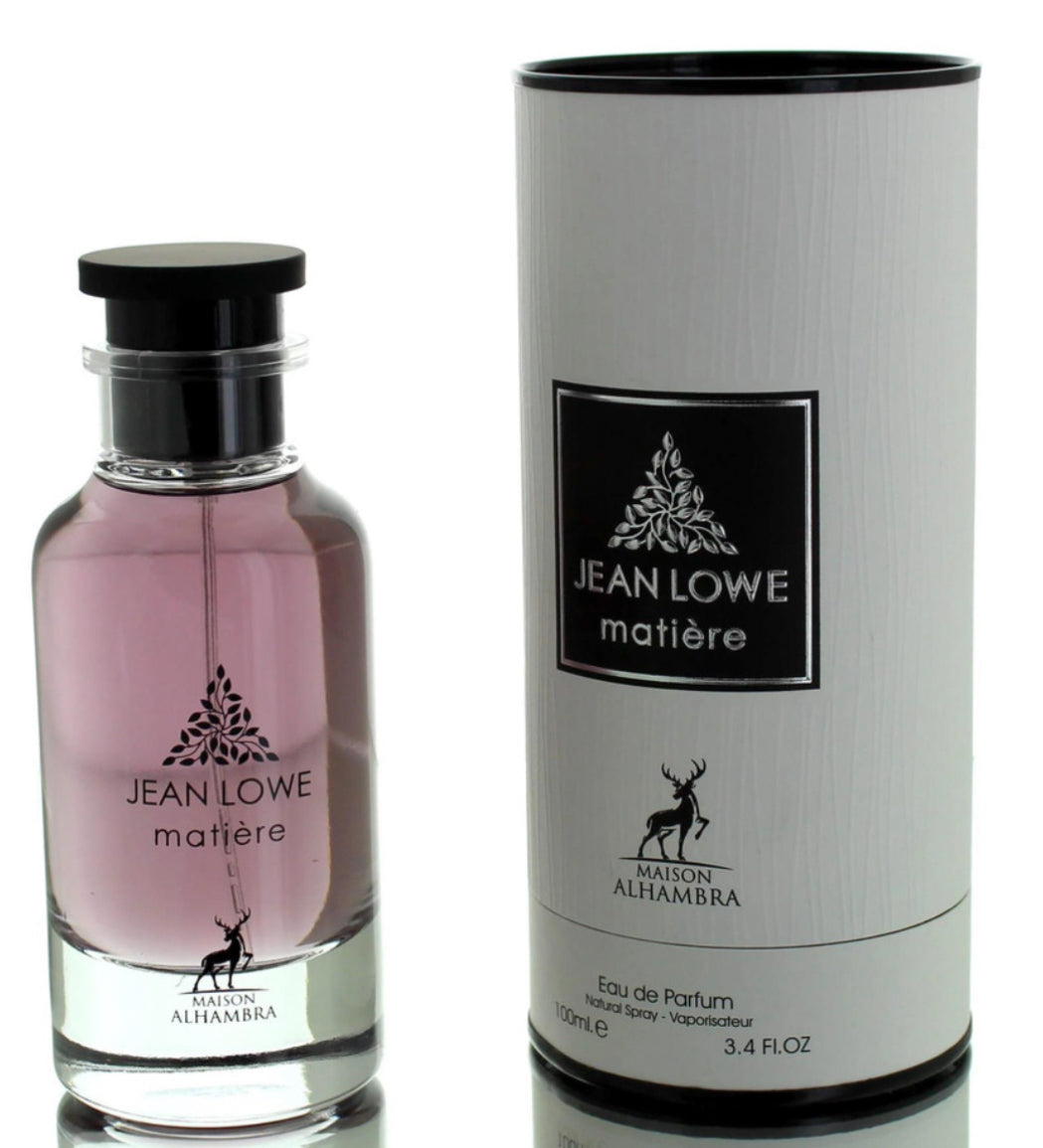 Lattafa Alhambra Jean Lowe Matiere  Eau de Parfum 3.4 oz