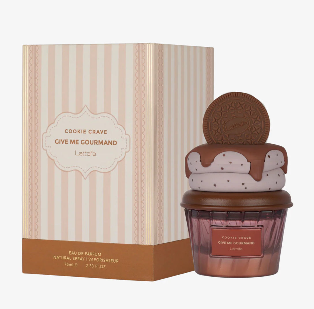 LATTAFA GIVE ME GOURMAND COOKIE CRAVE  EAU DE PARFUM  2.53 OZ