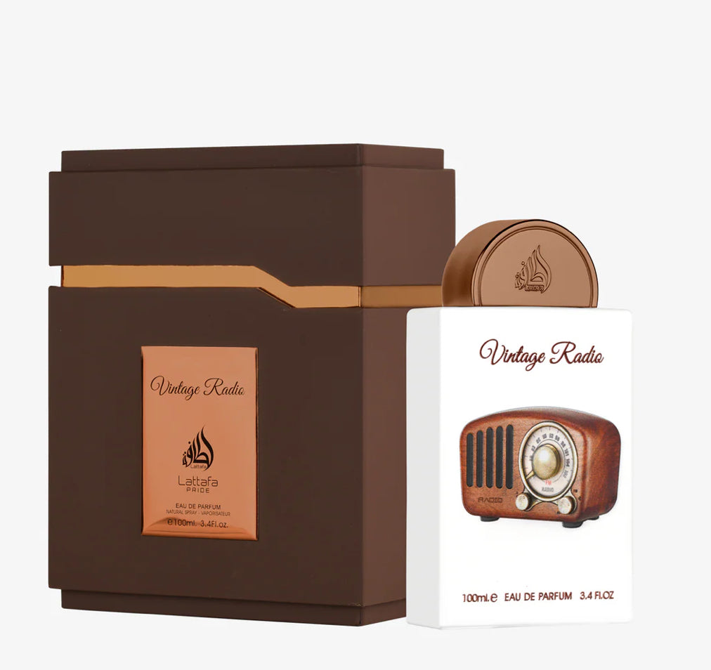 LATTAFA PRIDE VINTAGE RADIO EAU DE PARFUM  3.4 OZ