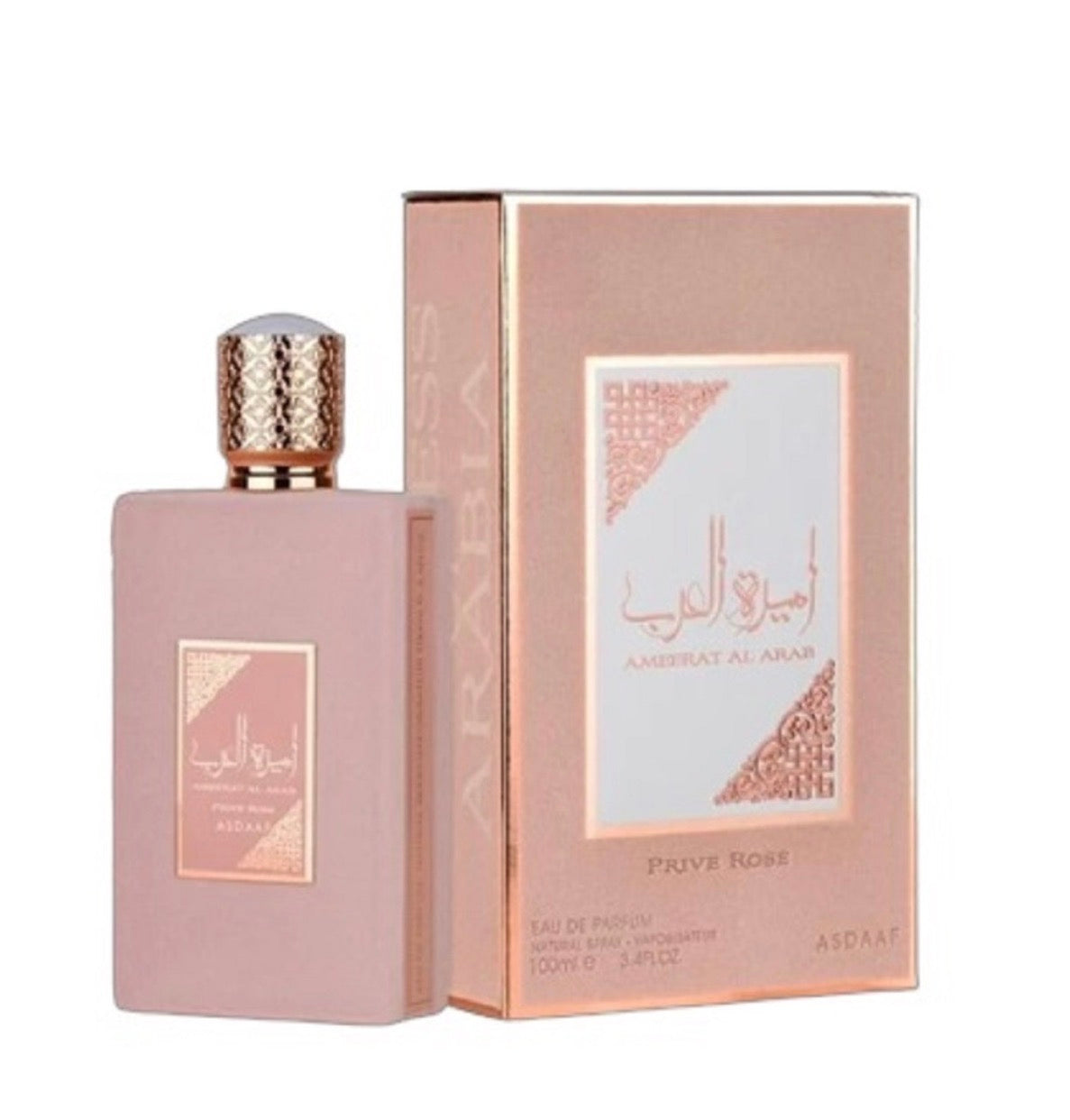 LATTAFA  AMEERAT AL ARAB PRIVE ROSE EAU DE PARFUM  3.4 OZ SPRAY