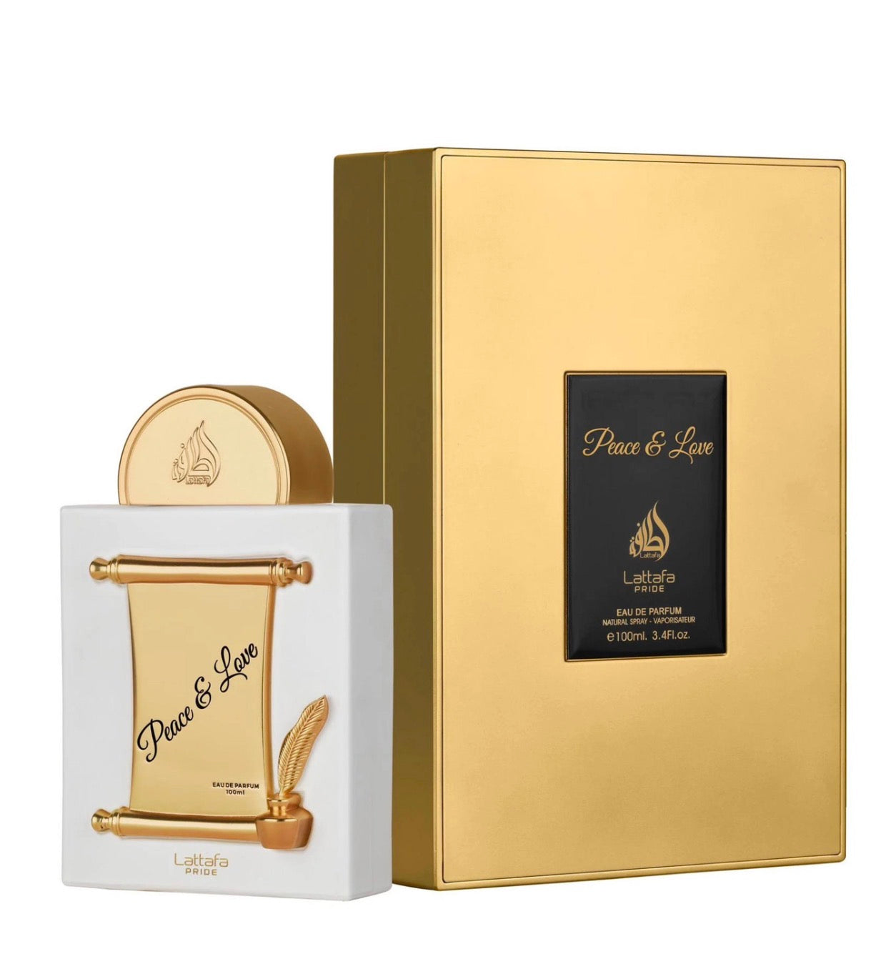 LATTAFA PRIDE PEACE & LOVE EAU DE PARFUM  3.4oz
