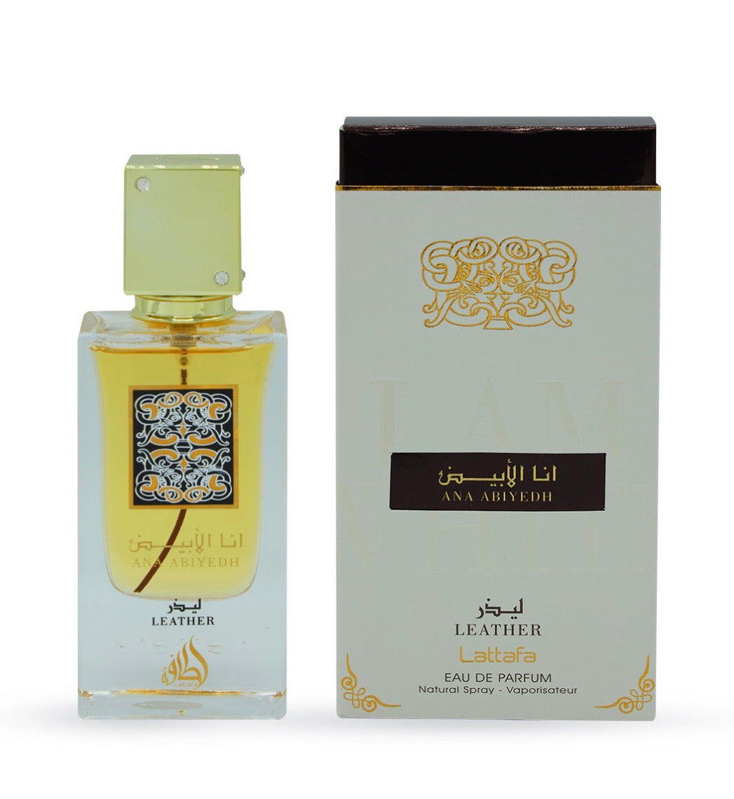 LATTAFA ANA ABIYEDH LEATHER 2.04 EAU DE PARFUM SPRAY
