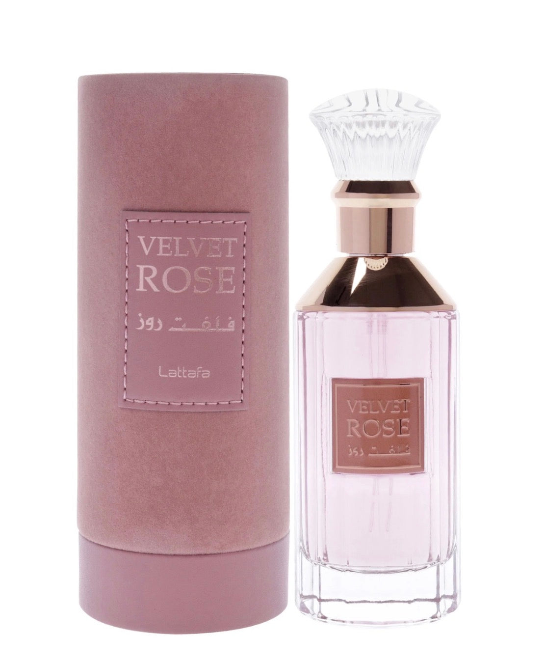 LATTAFA VELVET ROSE FOR WOMEN EAU DE PARFUM  3.4 OZ