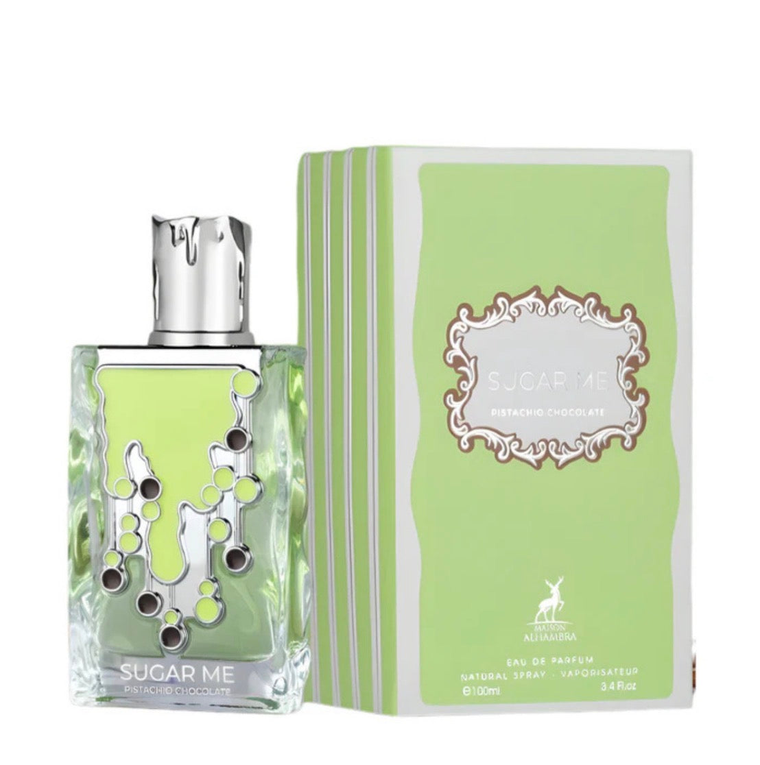 Lattafa Alhambra Sugar Me Pistachio Chocolate  3.4oz Eau de Parfum spray, Women