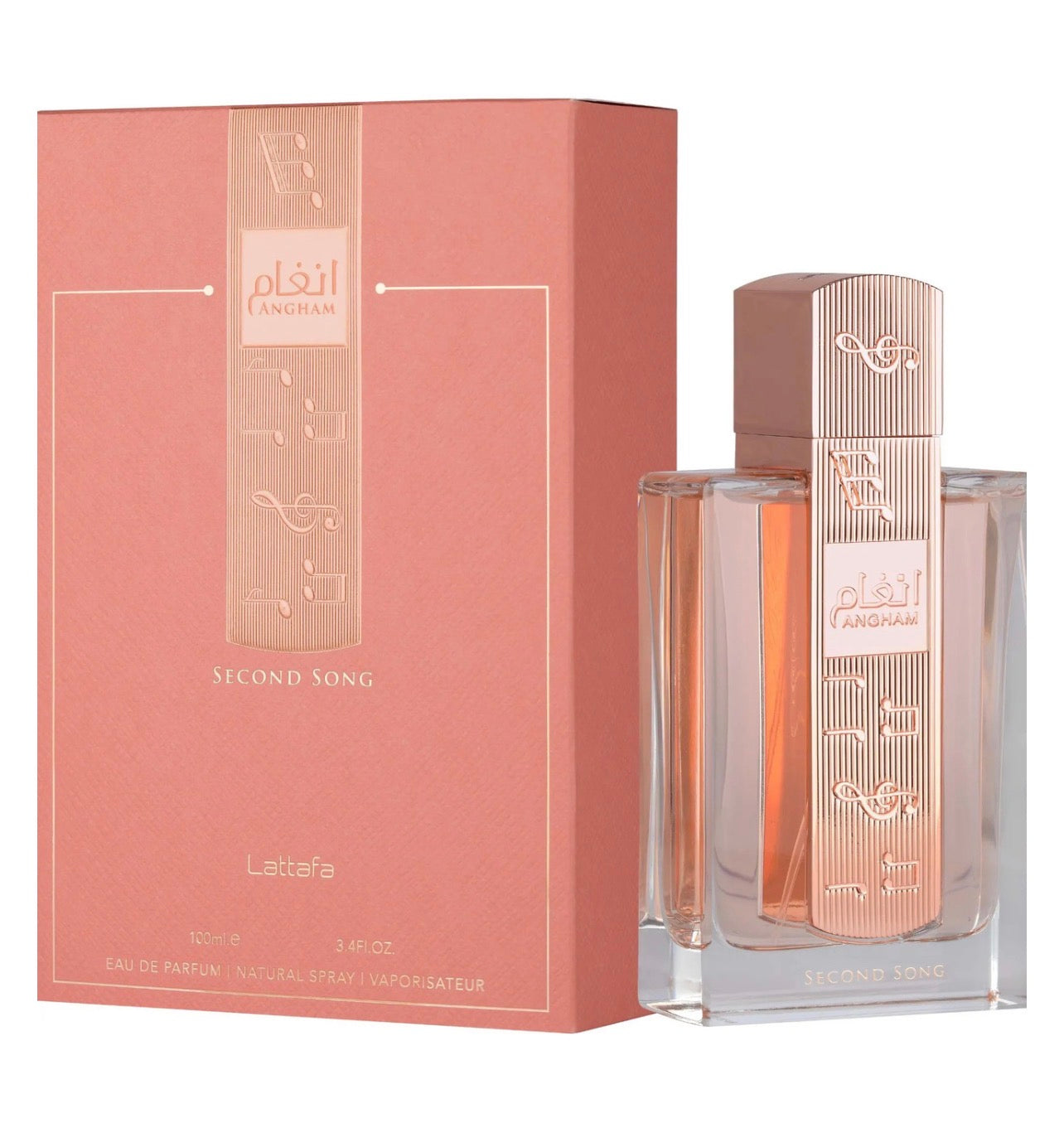 LATTAFA ANGHAM SECOND SONG EAU DE PARFUM 3.4 OZ SPRAY , UNISEX