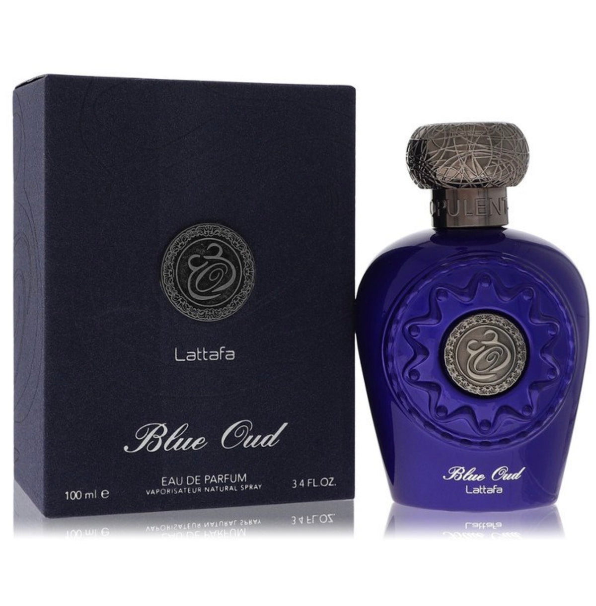 LATTAFA BLUE OUD EAU DE PARFUM  3.4 OZ