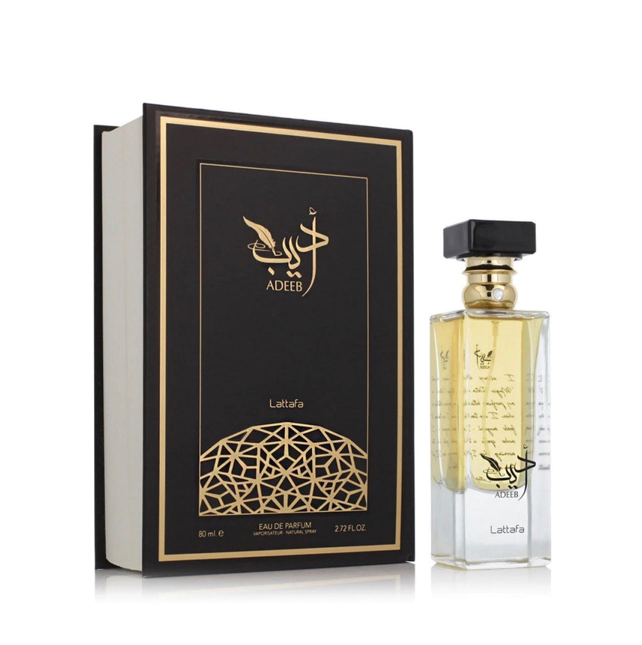 LATTAFA ADEEB  2.7 oz EAU DE PARFUM  SPRAY