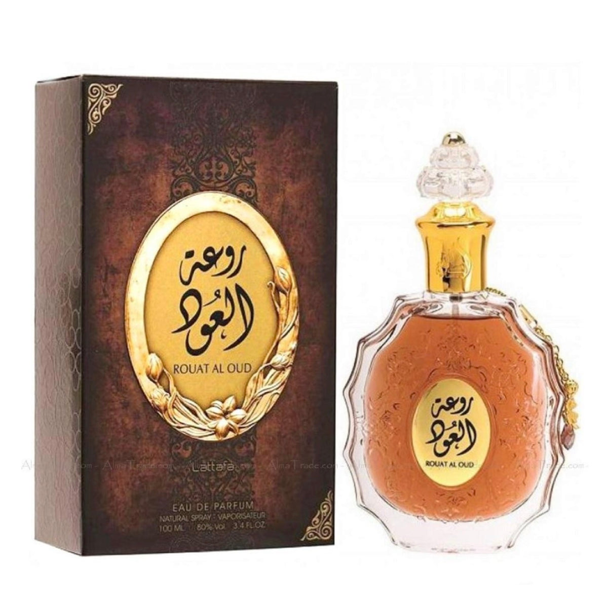 LATTAFA ROUAT AL OUD 3.4oz Eau de Parfum Spray - Unisex