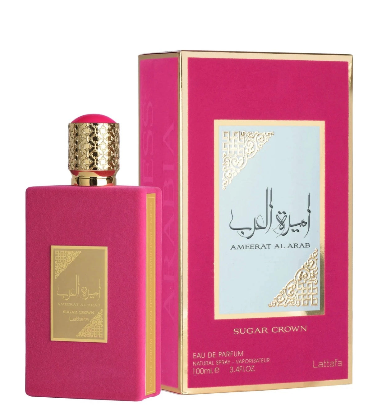 Lattafa Ameerat Al Arab Sugar Crown 3.4oz Eau de Parfum spray for Women